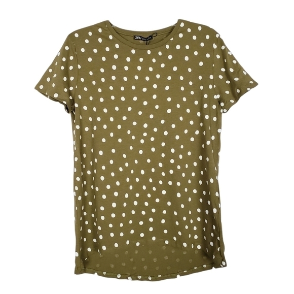 Zara Tops - ZARA polka dot tee top t-shirt